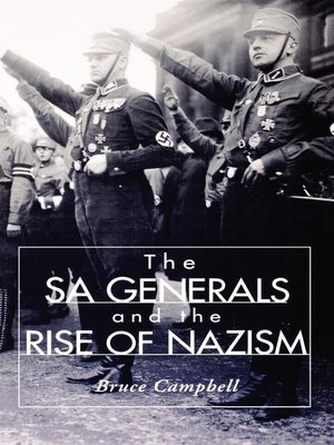 cover image of The SA Generals and the Rise of Nazism